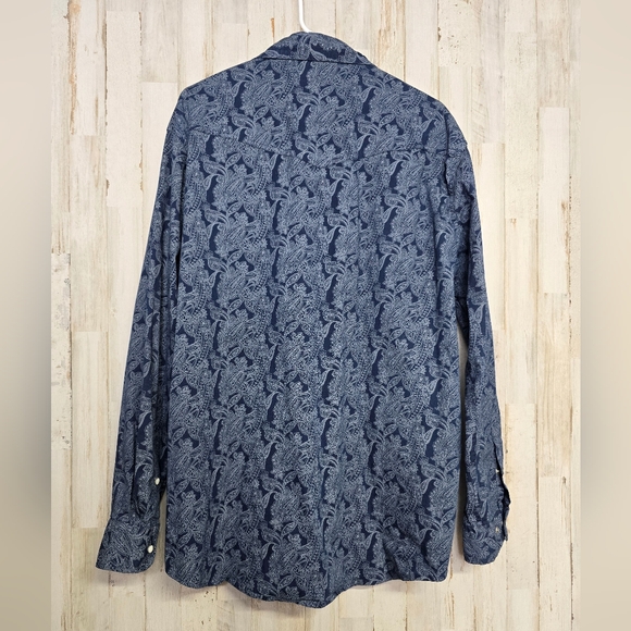 RAFTER C Pro Flex 45 Paisley Pearl Snap Western Shirt XL Cowboy - Picture 5 of 8